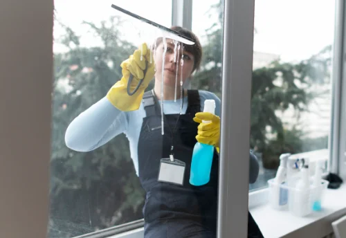 Nettoyage de vitres intérieures et extérieures à Saint-Just-sur-Dive